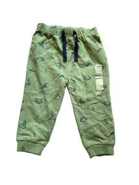 First Impressions Toddler Jogger Pants-Light bulb-Green/Blue-Size 24 Months-NWT